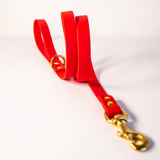 Storeys & Tails All Weather Biothane Lead, Red