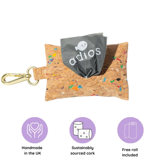 Adios Plastic Cork Poo Bag Holder