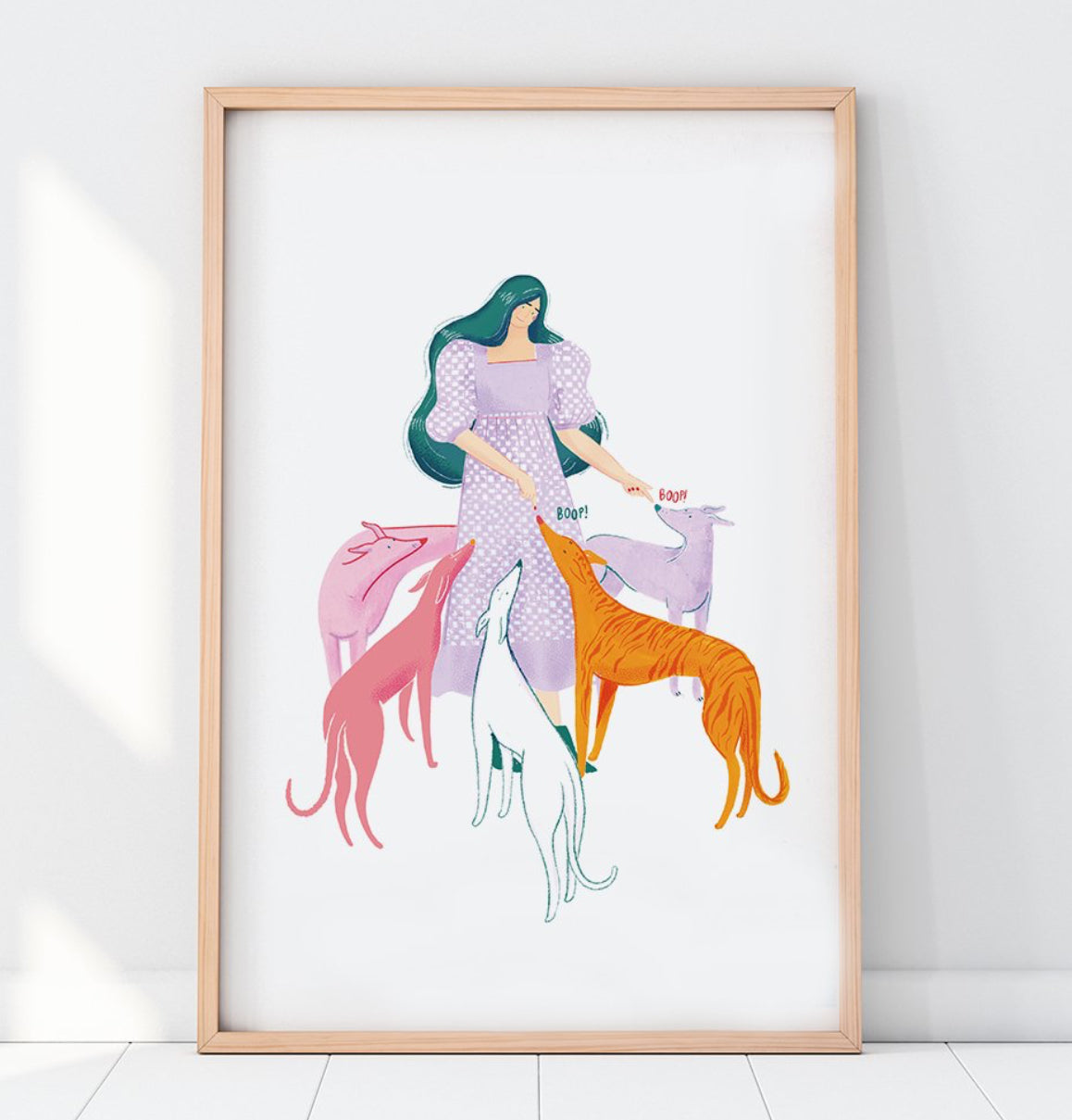 Bryony Moss Print “Queen of Hounds”