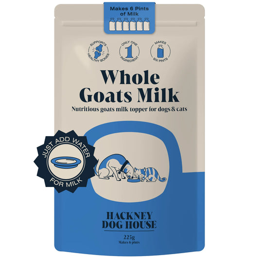 Hackney Dog House Whole Goats Milk Powder 225g