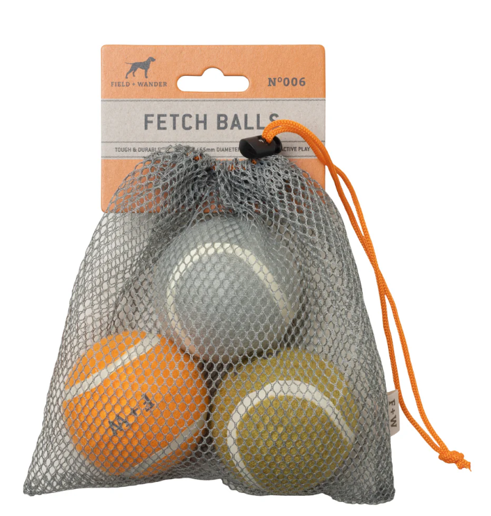 Field & Wander Set of 3 Tennis Balls