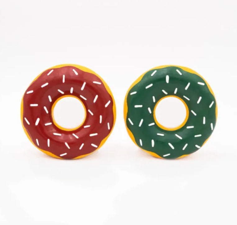 ZippyPaws Christmas Latex Donuts