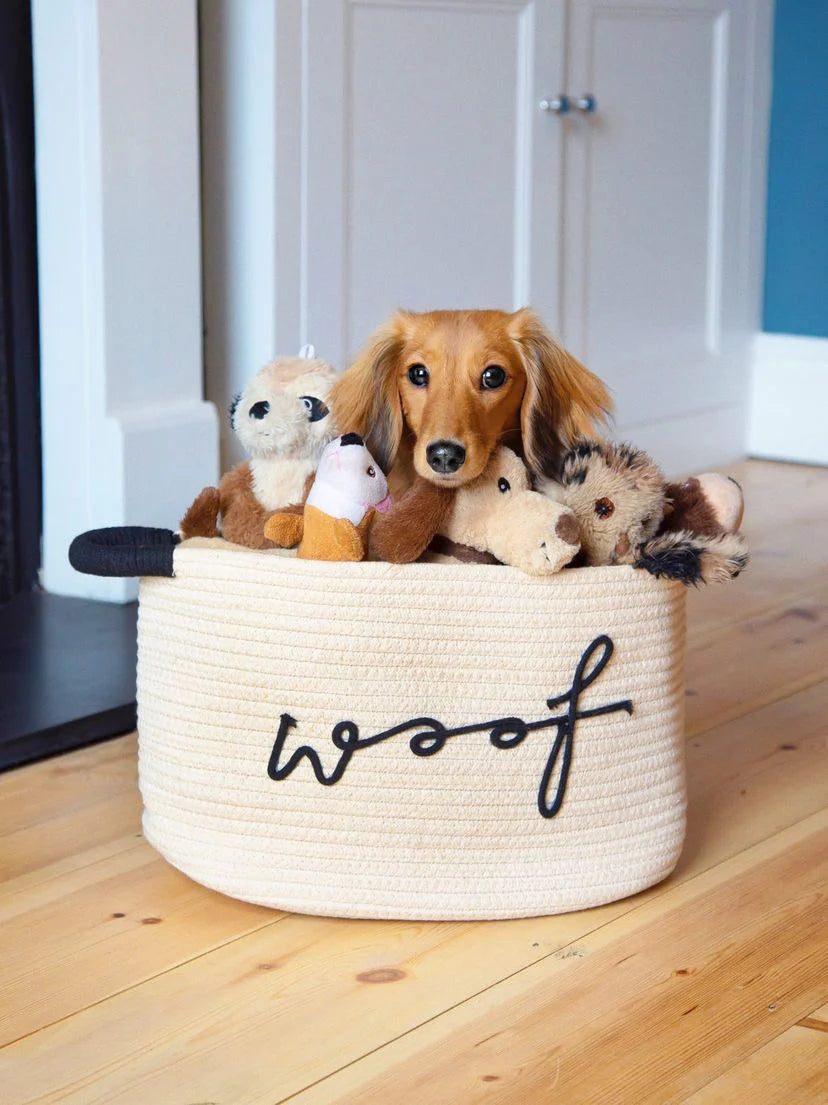 Mutterly Fabulous Woof Toy Basket
