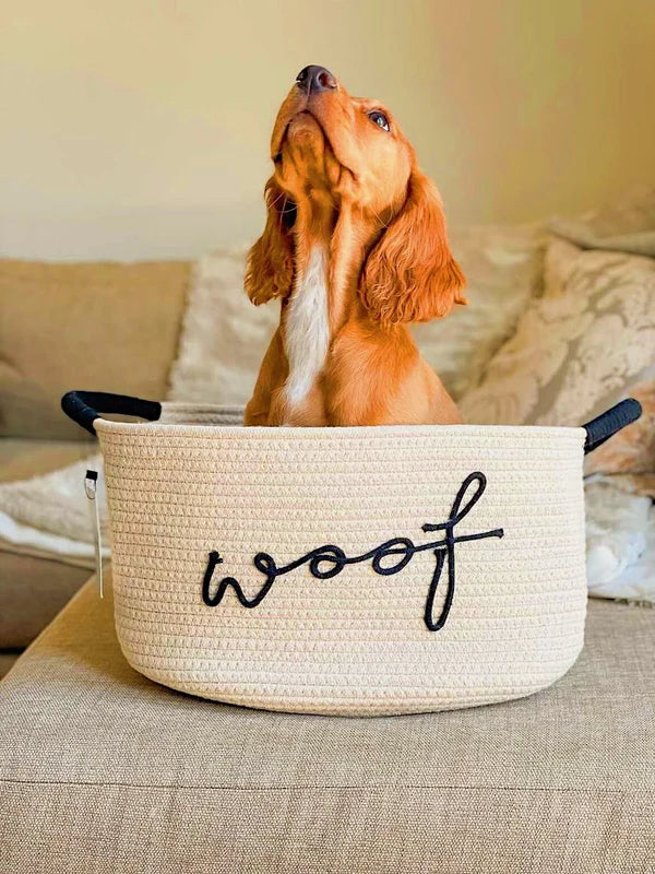 Mutterly Fabulous Woof Toy Basket