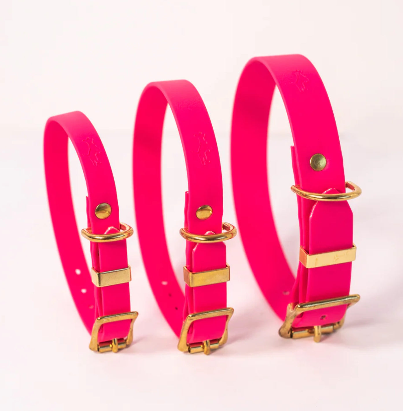 Storeys & Tails All Weather Biothane Collar, Pink