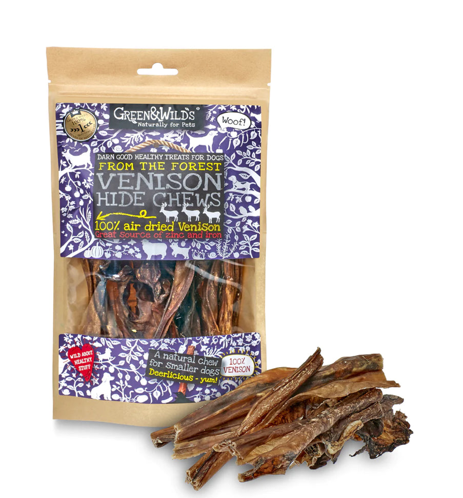 Green and Wild’s Venison Hide Chews