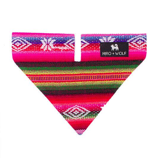 Hiro and Wolf Pink Inca Bandana