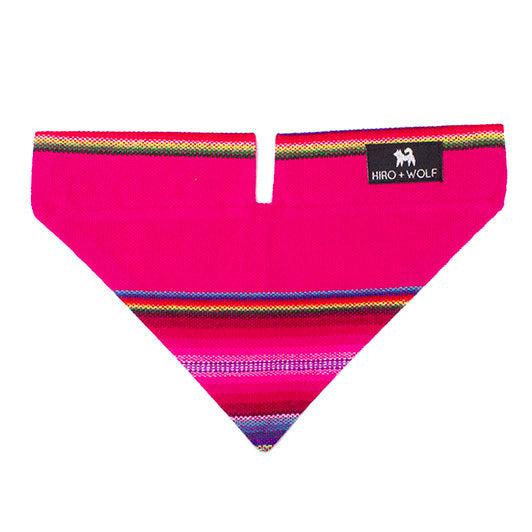 Hiro and Wolf Pink Inca Bandana