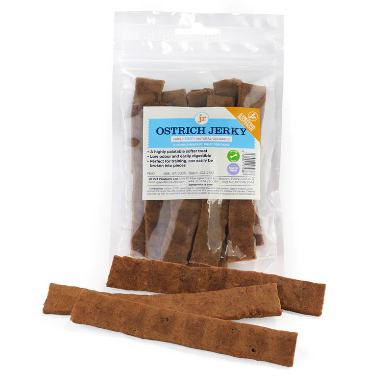JR Pet Products Ostrich Jerky