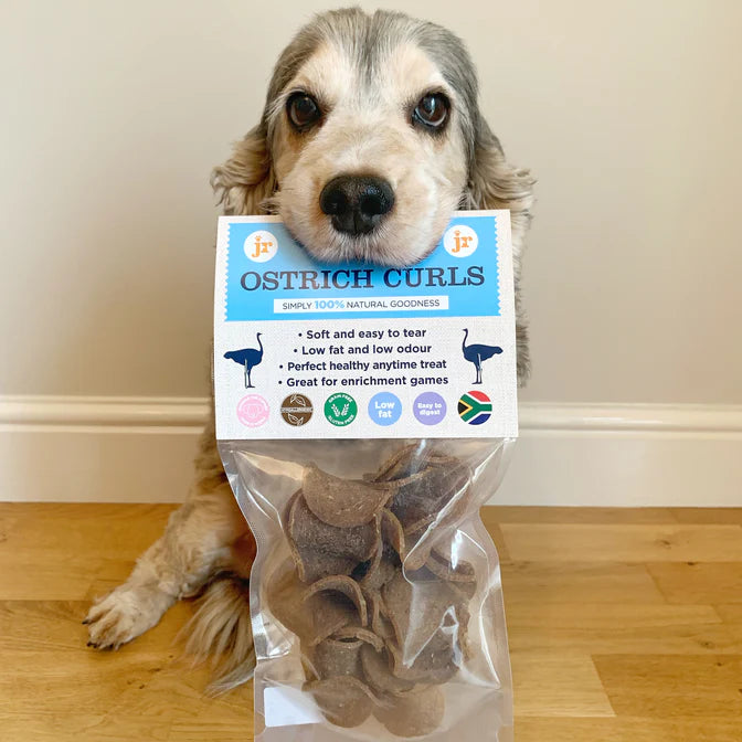 JR Pet Products Ostrich Curls
