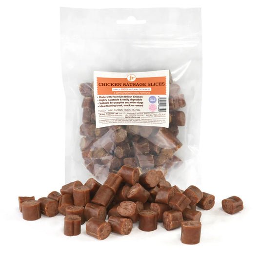 JR Pet Products Sliced Chicken Sausage 250g