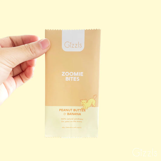 Gizzls Zoomie Bites, Peanut Butter & Banana