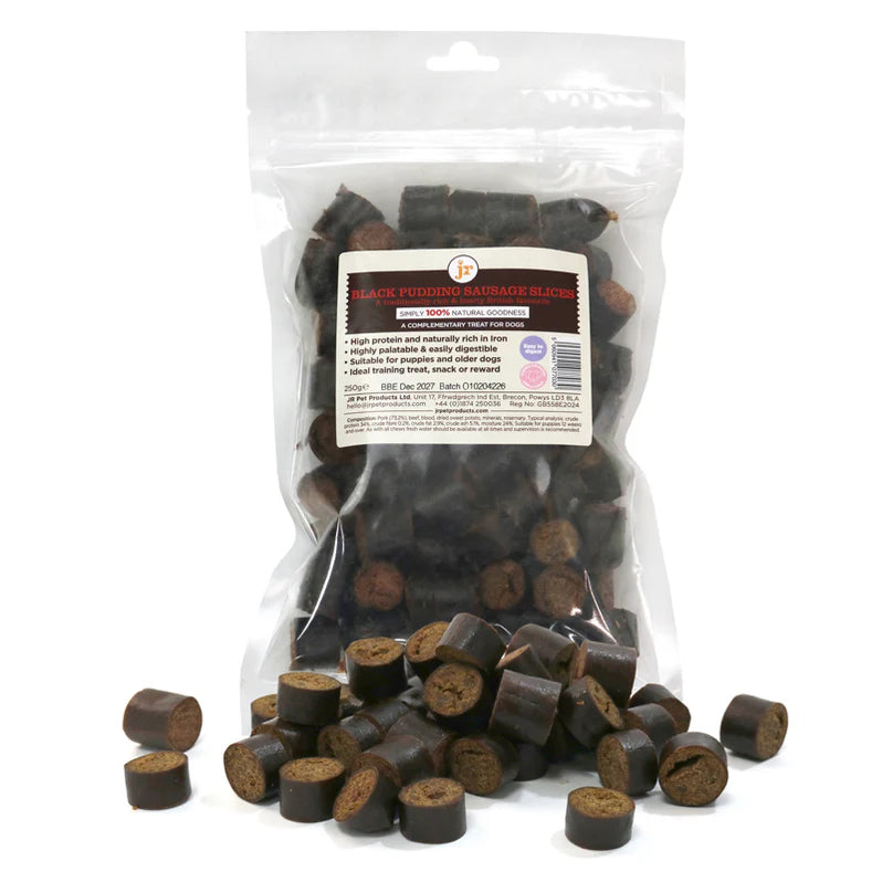 JR Pet Products Sliced Black Pudding Sausages