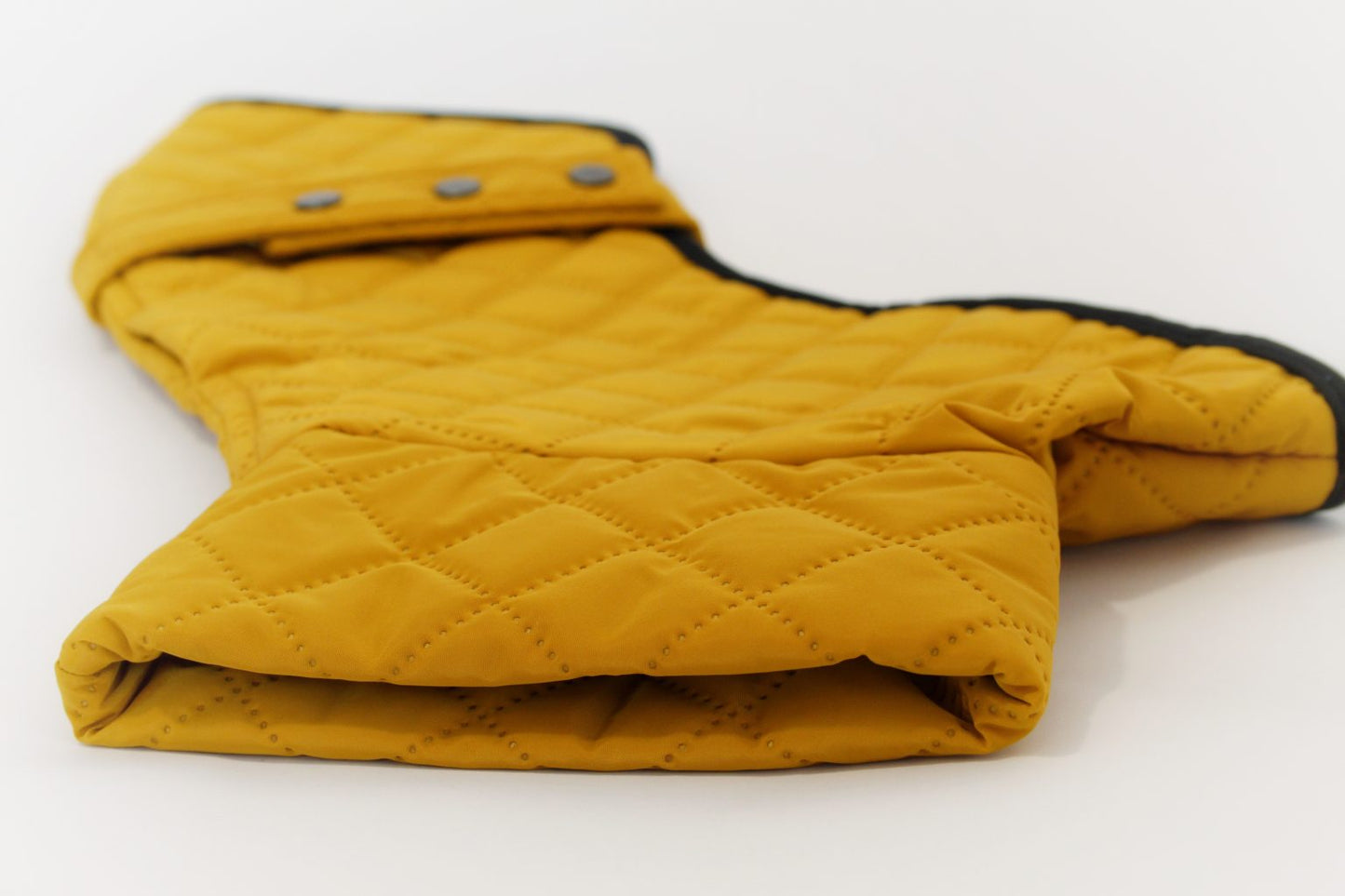 The Trendy Whippet Yellow Quilted Waterproof Coat