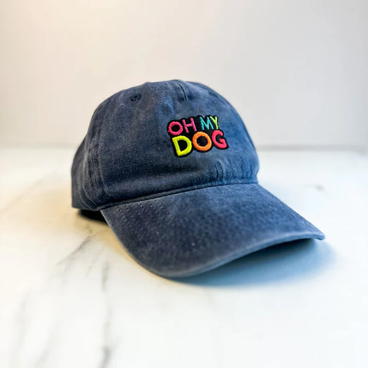 The Distinguished Dog Company Embroidered OHMYDOG Cap