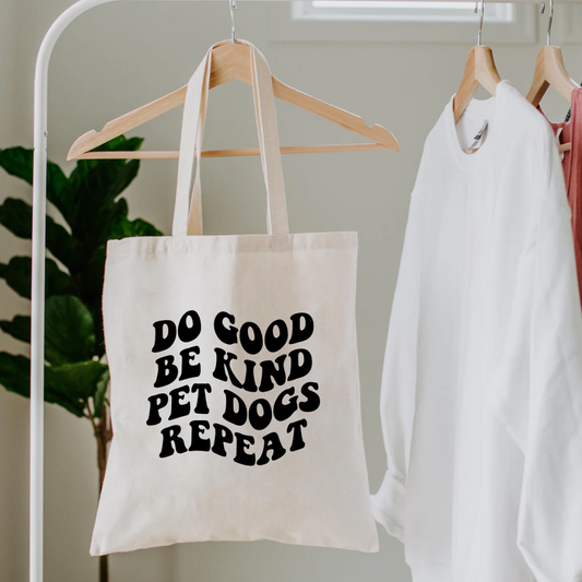 Cali Fluff Co. Do Good, Be Kind Tote Bag