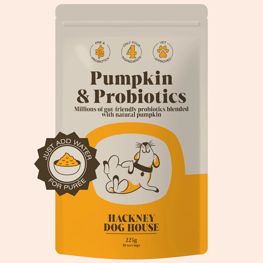 Hackney Dog House Pumpkin & Probiotics Powder