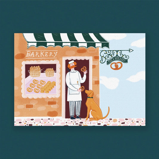 Bryony Moss Print "The Barkery"