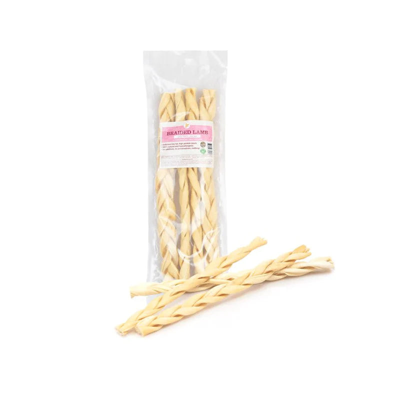 JR Pet Products Braided Lamb Chews 30cm