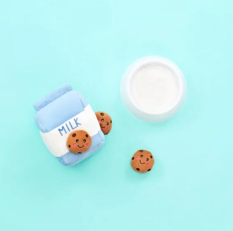 Zippy Paws Milk & Cookies