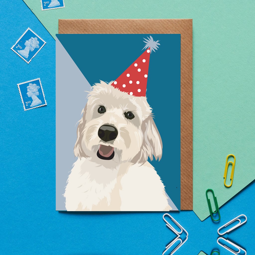 Parker the Cockapoo Greetings Card