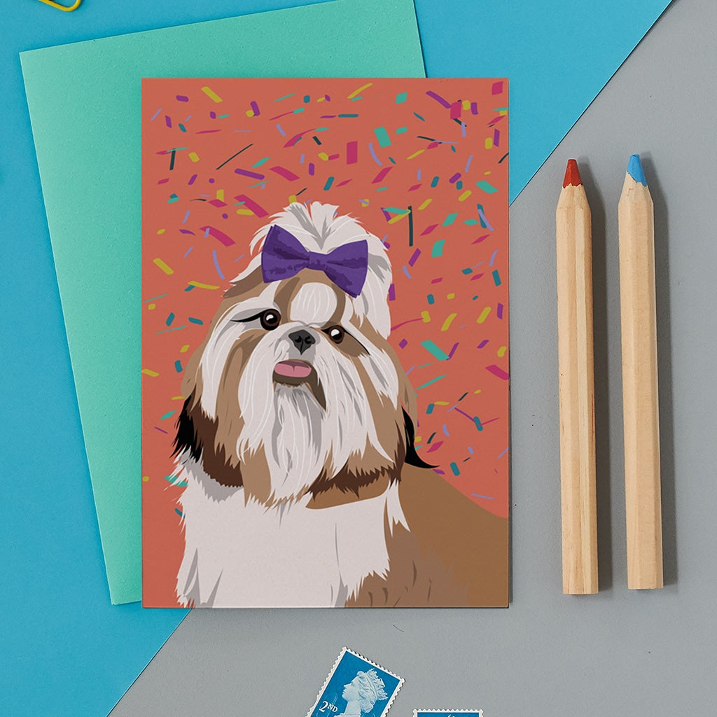 Princess the Shih Tzu Greetings Card