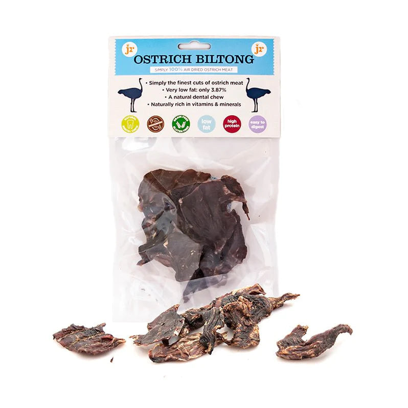 JR Pet Products Ostrich Biltong