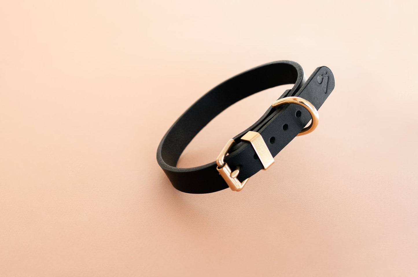 Vackertass Supply Company Classic Black Leather Collar