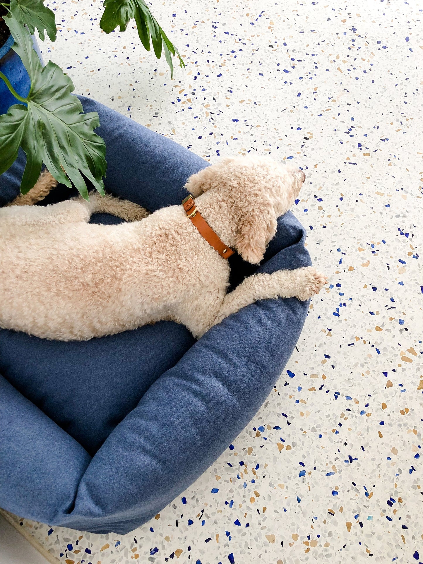 Vackertass Sky Blue Fort Bolster Bed