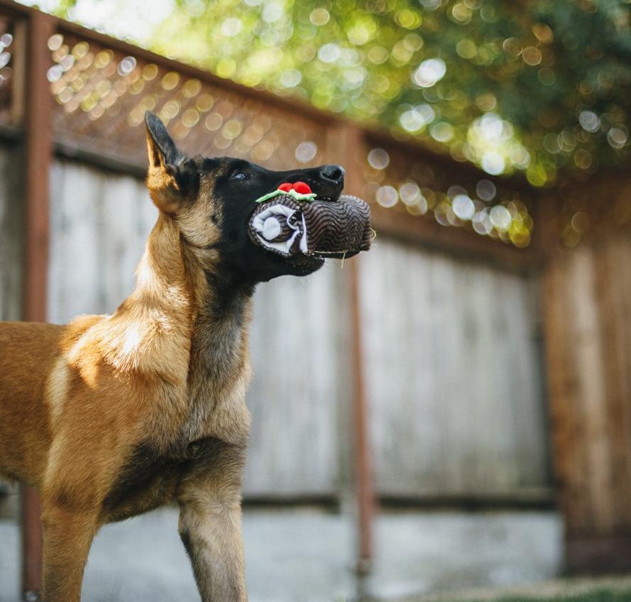 P.L.A.Y Christmas Yule Log Plush Toy