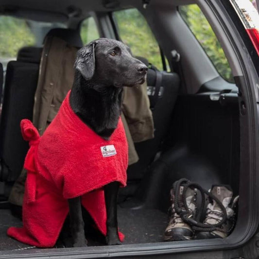 Dogrobes Red Drying Robe