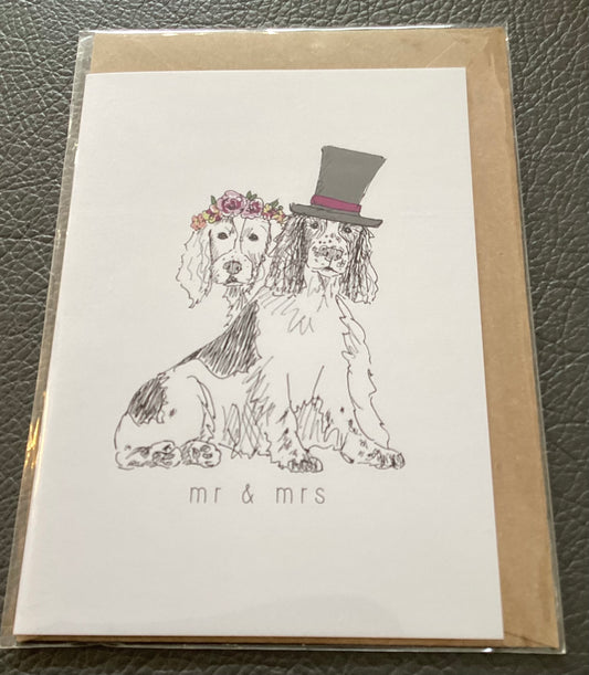 Tabitha Noakes ‘Mr & Mrs’ A6 Greeting Card