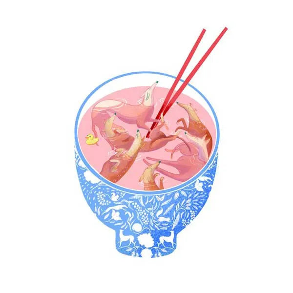 Bryony Moss ‘Oodles of Noodles’ A4 Print