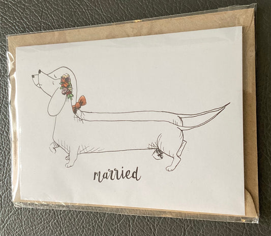 Tabitha Noakes ‘Married’ A6 Greeting Card
