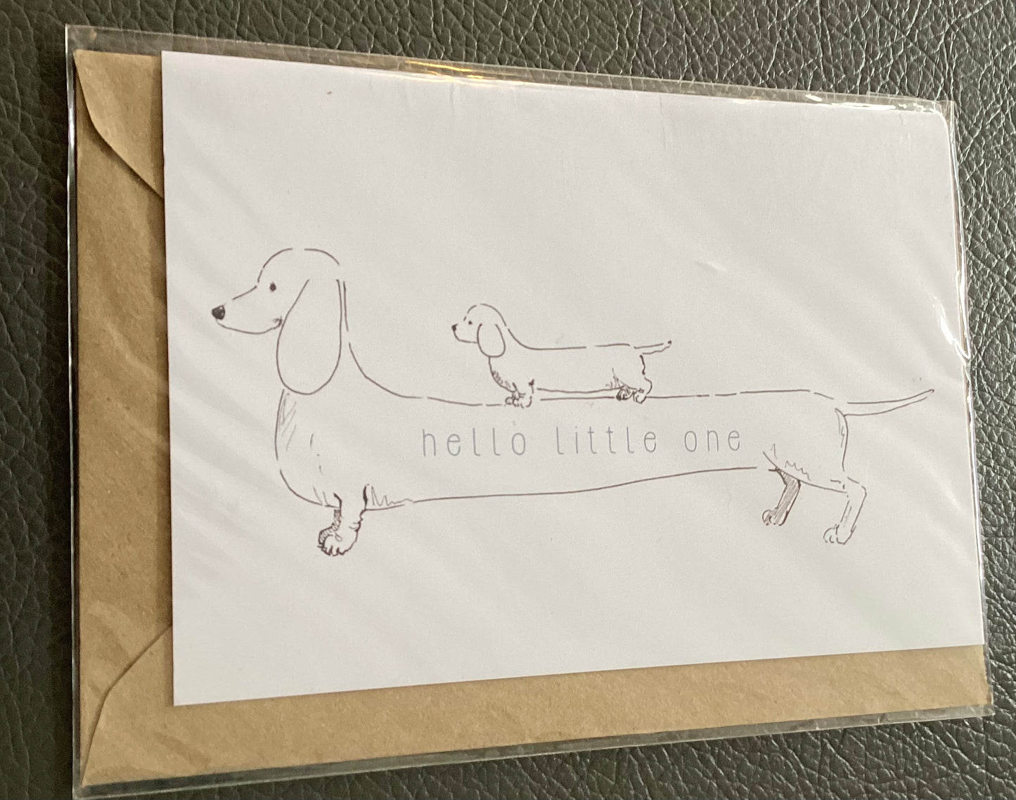 Tabitha Noakes ‘Hello Little One’ A6 Greeting Card (Pink)