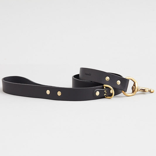Kintails Standard Black Leather Lead