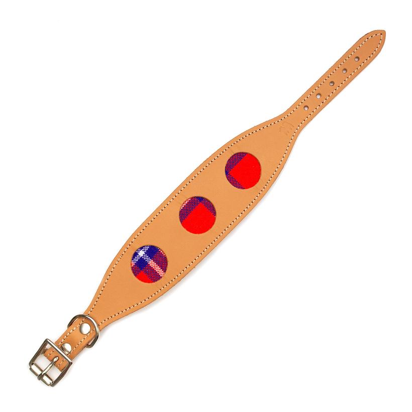Hiro and Wolf Shuka Red Hound Collar