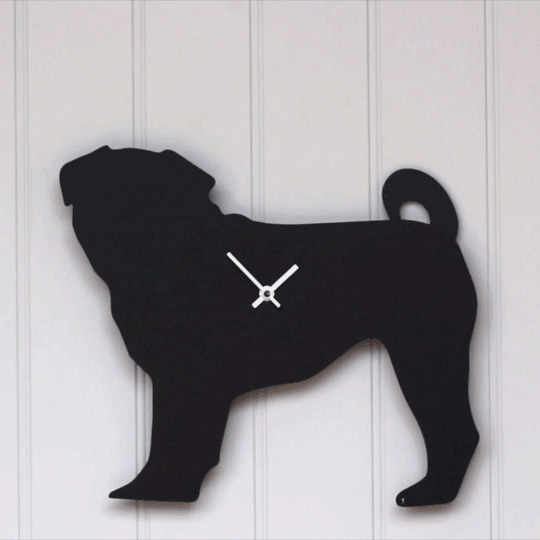 The Labrador Company Wagging Tail Clocks - More Breeds Available