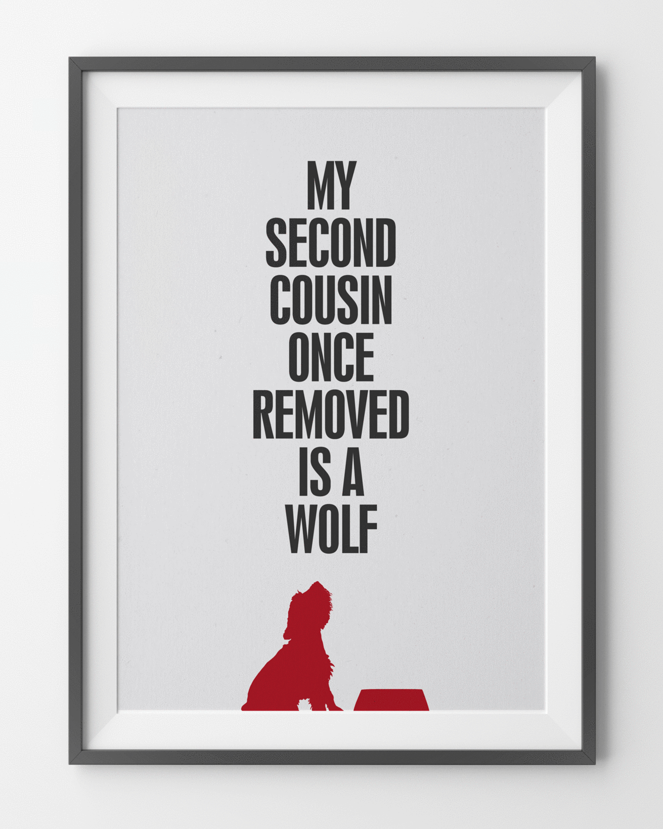 Fifi and Pascale 'Second Cousin' Graphic Print