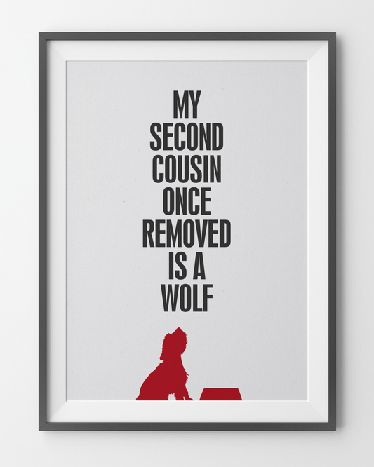 Fifi and Pascale 'Second Cousin' Graphic Print