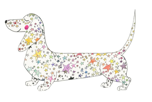 Tabitha Noakes “Star Dachshund” A4 Print
