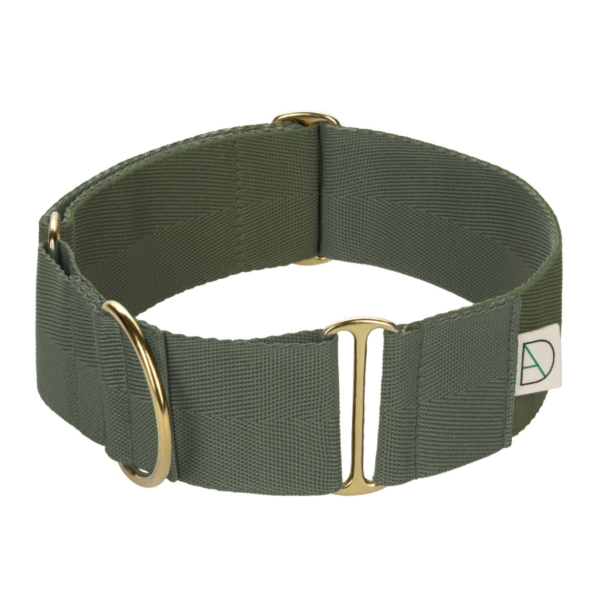 Doggie Apparel Martingale Collar, Olive