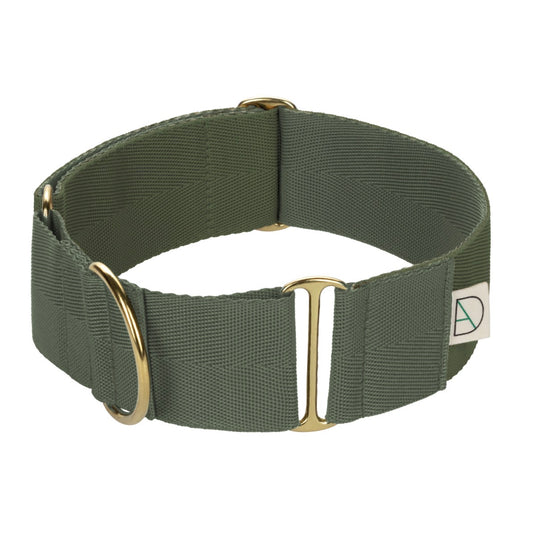 Doggie Apparel Martingale Collar, Olive