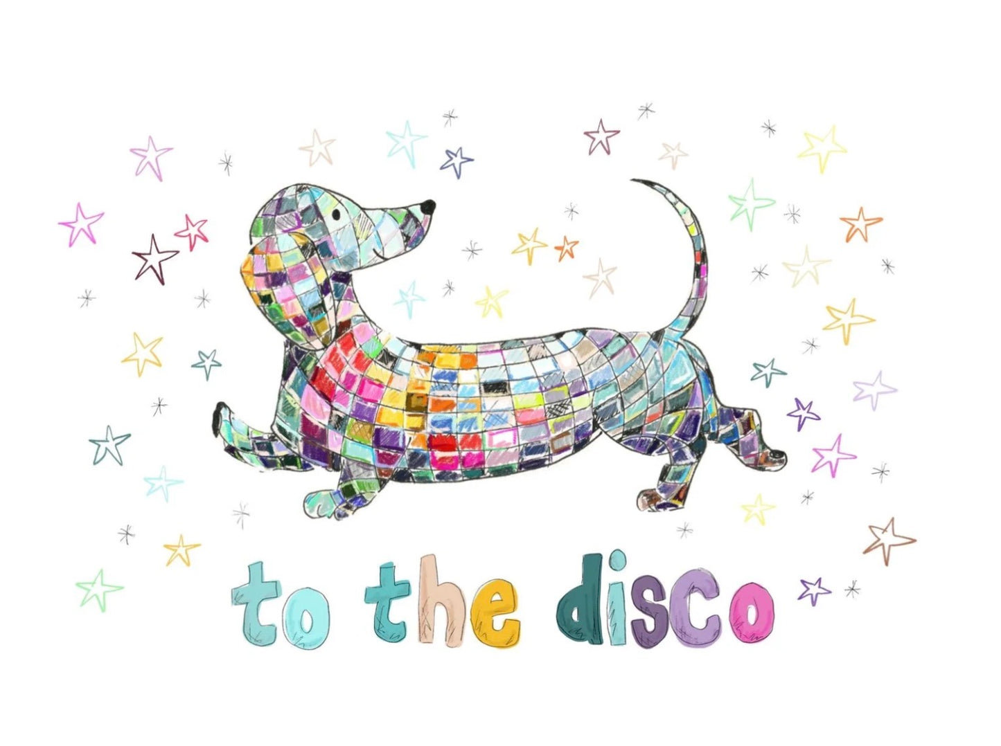 Tabitha Noakes “To The Disco” A4 Print