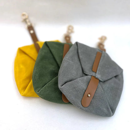 Dapper Dog Club Foldable Waxed Canvas Bowl