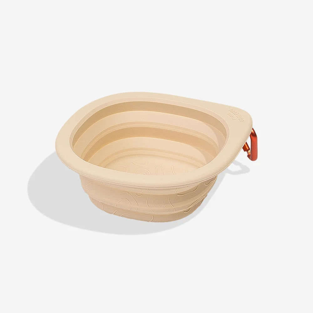 Zeedog Collapsible GoBowl, Biscotti
