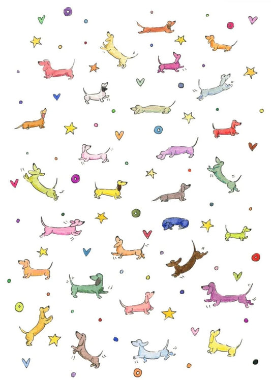 Tabitha Noakes “Tiny Pups” A4 Print