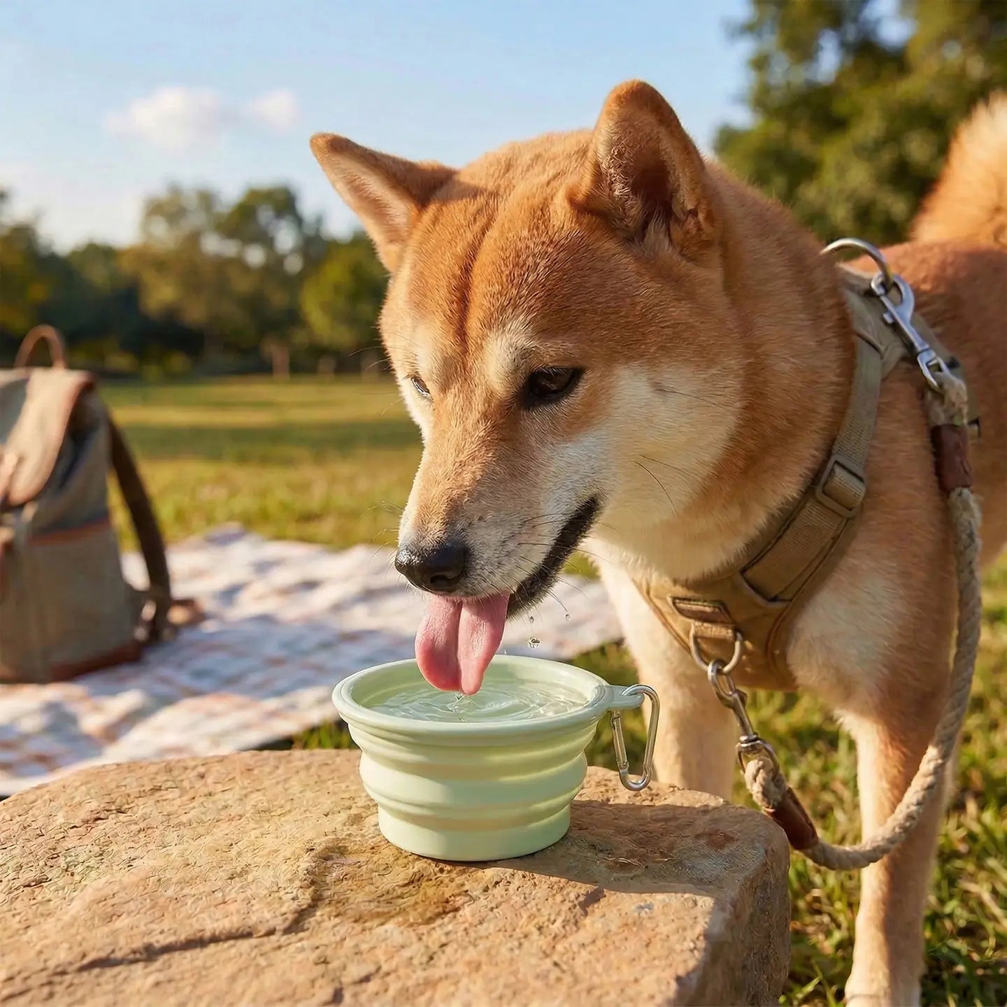 Collapsible Travel Bowl
