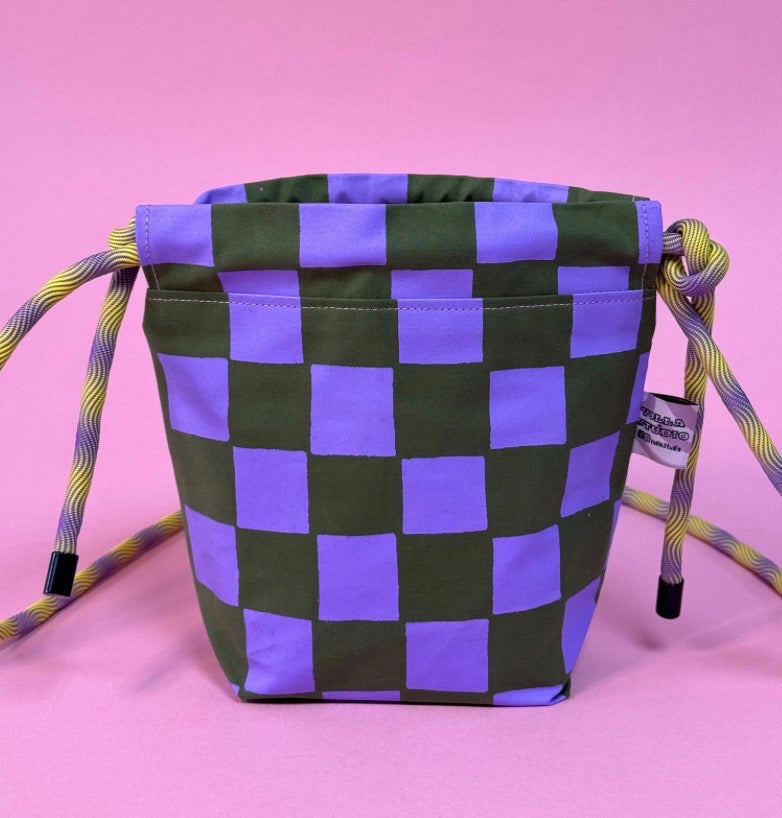 Yolla Studio Cross Body Drawstring Bag