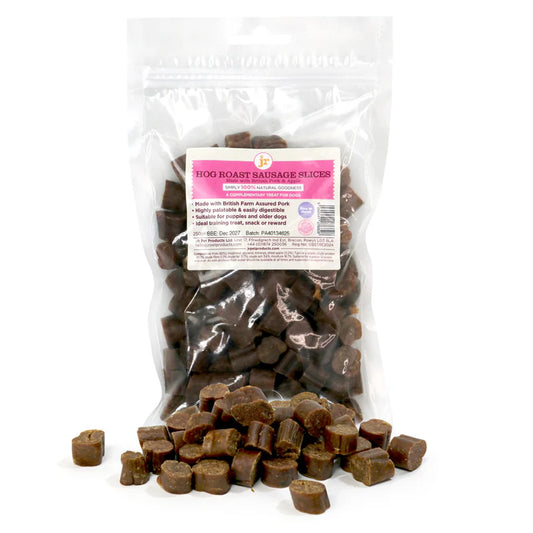 JR Pet Products Sliced Hog Roast Sausages